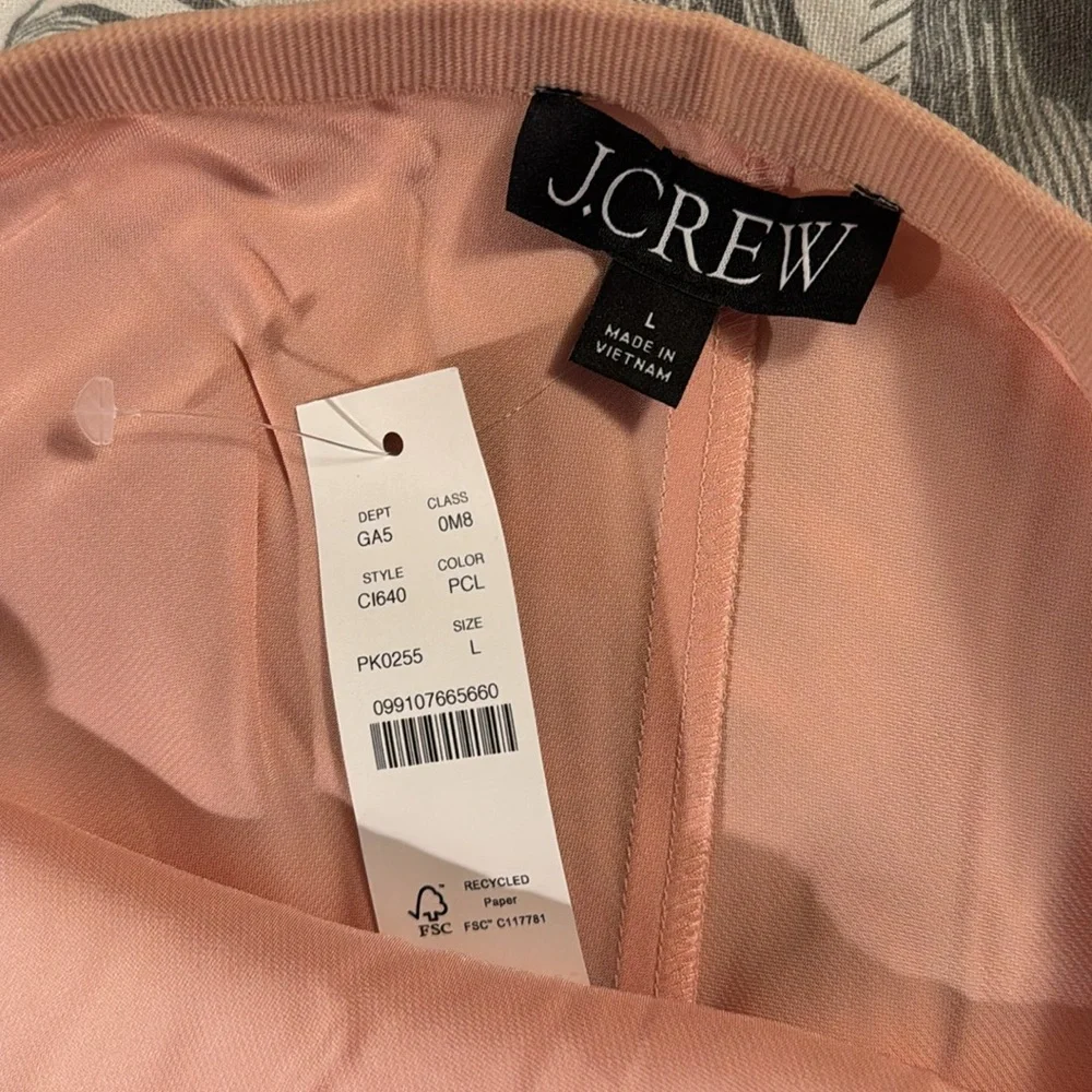 J.Crew New Gwyneth slip skirt in viscose charmeuse CI640